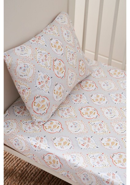 Collection Organik Bebek Lastikli Çarşaf (80X160+15) Çiçekli fiyatları