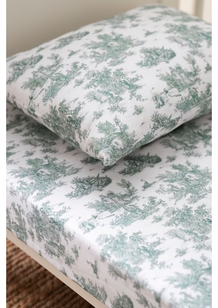 Collection Organik Bebek Lastikli Çarşaf (80X160+15) Toile De Jouy fırsatları