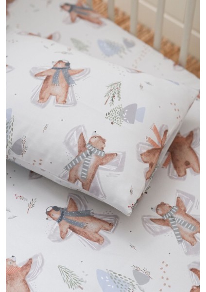 Collection Organik Bebek Lastikli Çarşaf (90X190+20) Snowy Bear indirimleri