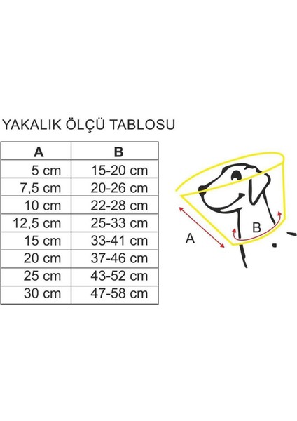 - Yakalık Şeffaf - 5 cm - 10 Adet