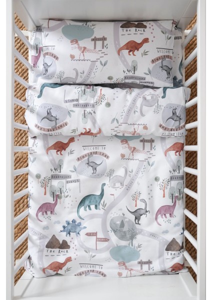 Park Yatak Nevresim Takımı 80X120 - Dinazor