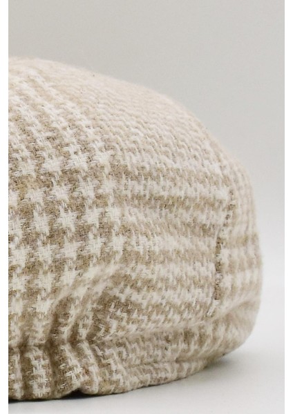 Erkek Kışlık Yün Kasket Şapka Fötr Camel modelleri