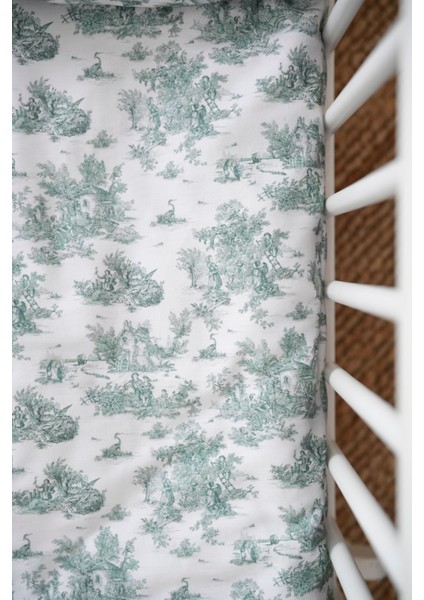 Anne Yanı Nevresim Takımı 60X100 - Toile De Jouy
