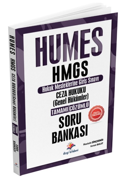 Yayınları 2025 Humes Hmgs Ceza Hukuku Genel Hükümler Tamamı Çözümlü Soru Bankası
