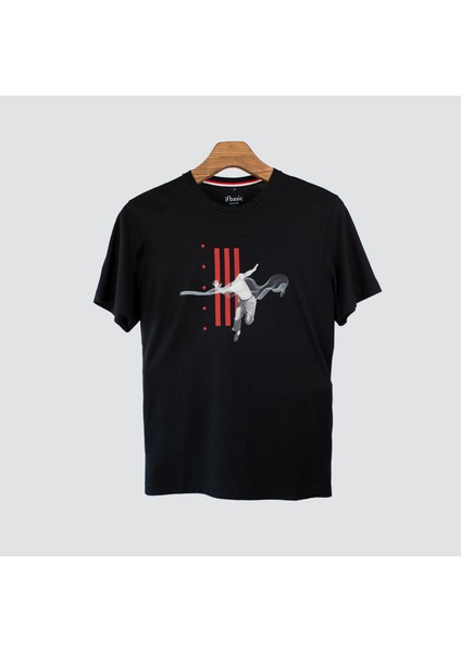 Run Erkek Baskılı T-Shirt