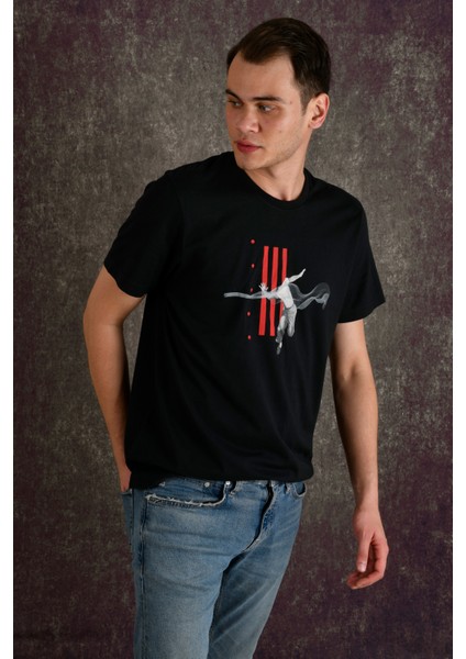 Run Erkek Baskılı T-Shirt fırsatları