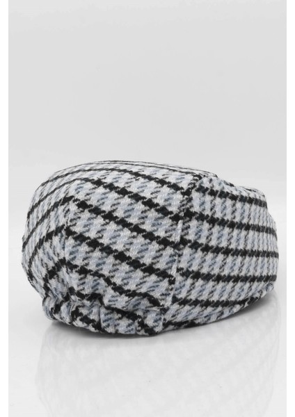 Desenli Ekru Erkek Kasket Driver Şapka Flat Cap fiyatları