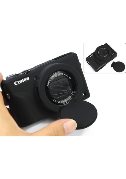 Powershot G7 x Mark Iıı Uyumlu Silikon Koruyucu Kılıf,yumuşak, Darbeye Dayanıklı modelleri