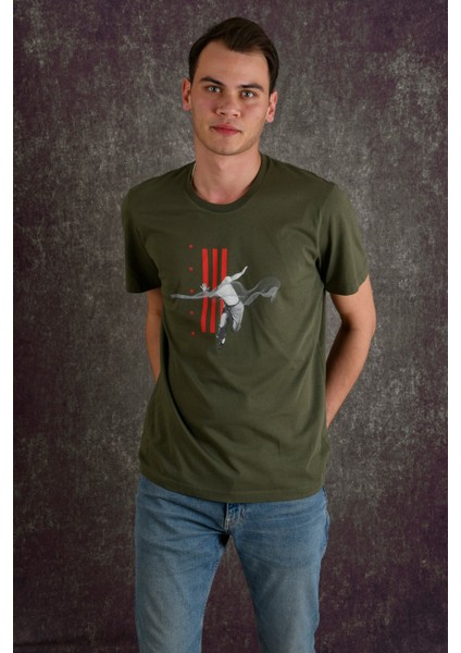 Run Erkek Baskılı T-Shirt indirimleri