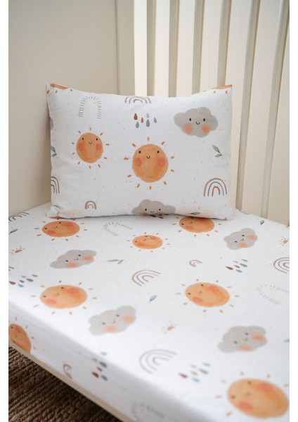 Collection Organik Bebek Lastikli Çarşaf (100X200+20) Sunshine
