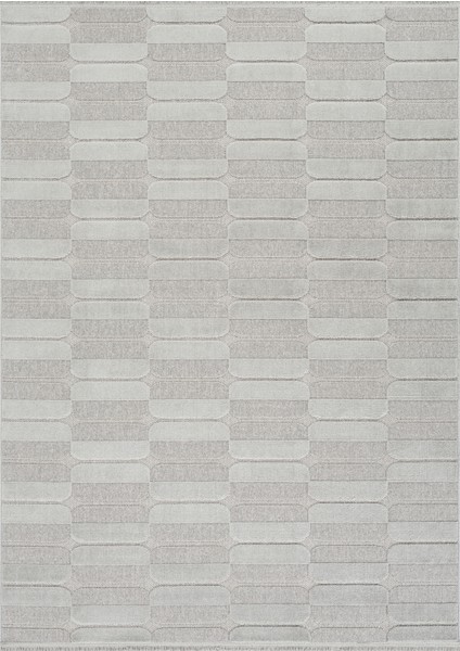 Iskandinav Otto Grey 80X150 cm Salon Mutfak Halısı Yolluk