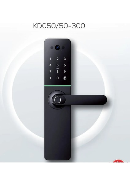 KD050/50-300 Kale Parmak Izli ve Elektronik Şifreli Akıllı Kilit
