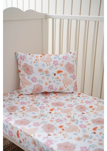 Collection Organik Bebek Lastikli Çarşaf (100X200+20) Flowering Duck fiyatları