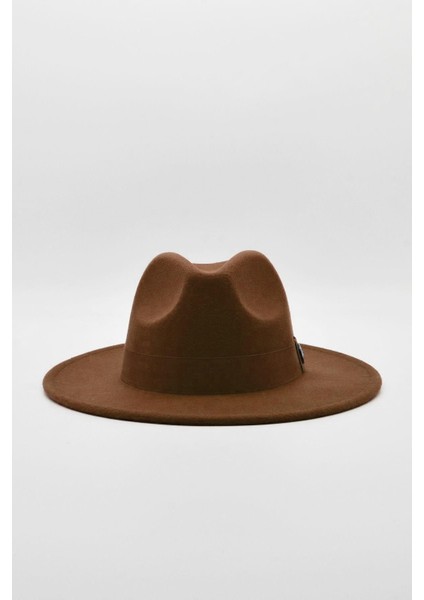 Kadın Kahve Fötr Şapka