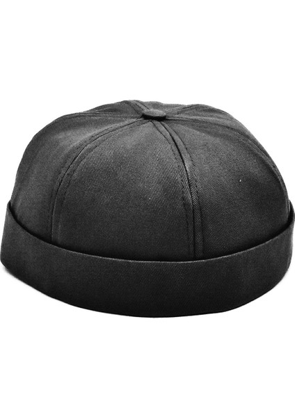 Siyah Hiphop Docker Şapka %100 Pamuk Katlamalı Cap fırsatları