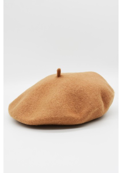 Camel Ressam Bere Yünlü Şapka