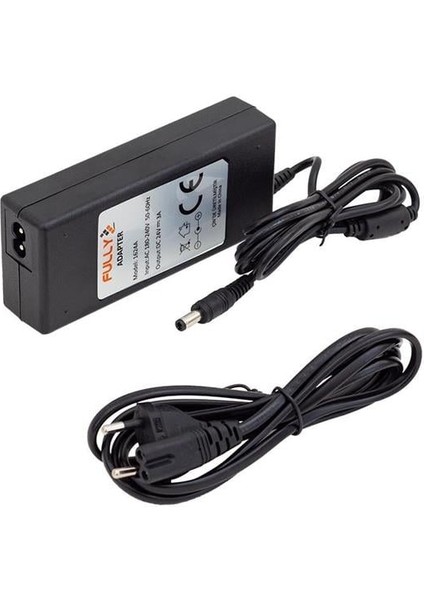 Robinanka Fully O-1624A 24 Volt - 3 Amper Plastik Kasa Masaüstü Adaptör 5.5*2.5 Uç