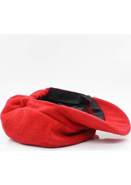 Kırmızı Bayan Şapka Kadın Kasket Yün Flat Cap fiyatları