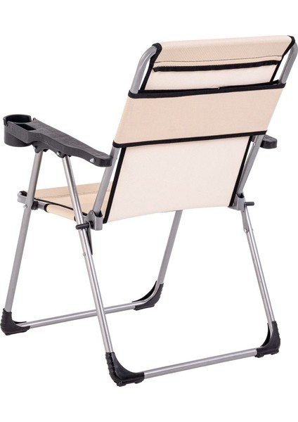 4'lü Katlanır Kamp Sandalyesi ve Masa Seti, Bardaklık, 140 Kg, Renk Seçenekleri fırsatları