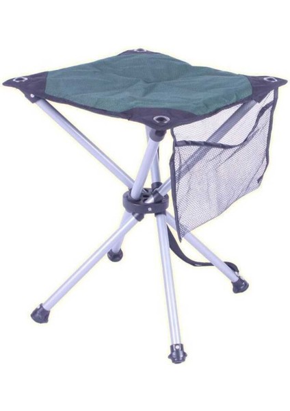 Yeşil Katlanabilir Kamp Taburesi, Hafif ve Pratik Outdoor Oturma Koltuğu