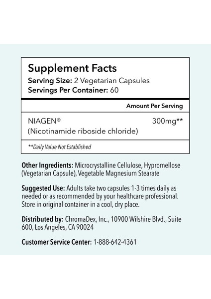 300 Mg 120 Tablet Nicotinamide Riboside Nad fiyatları
