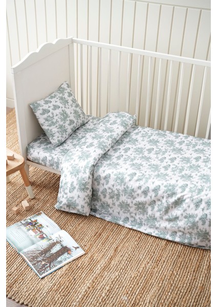 Tek Kişilik Nevresim Takımı | %100 Pamuk, Çift Yüz Baskılı (160X220) - Toile De Jouy