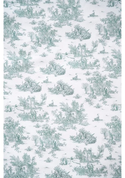 Tek Kişilik Nevresim Takımı | %100 Pamuk, Çift Yüz Baskılı (160X220) - Toile De Jouy
