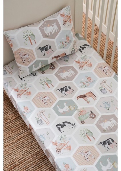 Collection Organik Bebek Lastikli Çarşaf (55X95+15) Çiftlik fiyatları