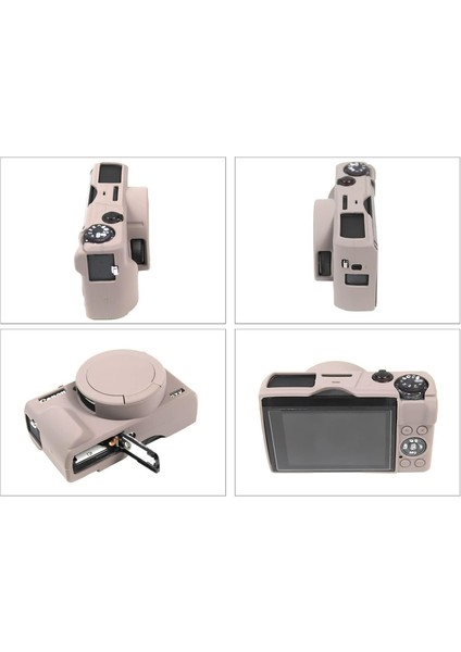 Powershot G7 x Mark Iıı Uyumlu Silikon Koruyucu Kılıf,yumuşak, Darbeye Dayanıklı modelleri