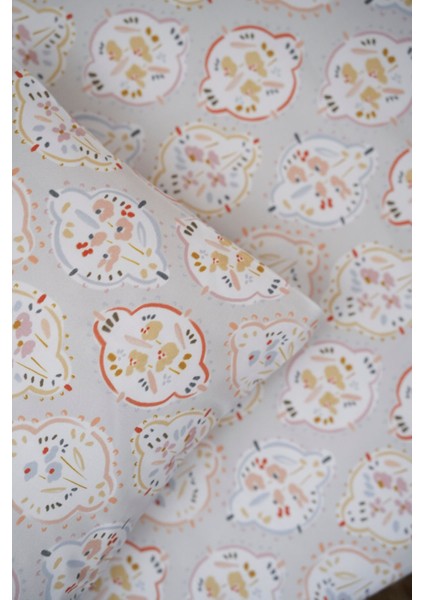 Collection Organik Bebek Lastikli Çarşaf (90X200+20) Çiçekli