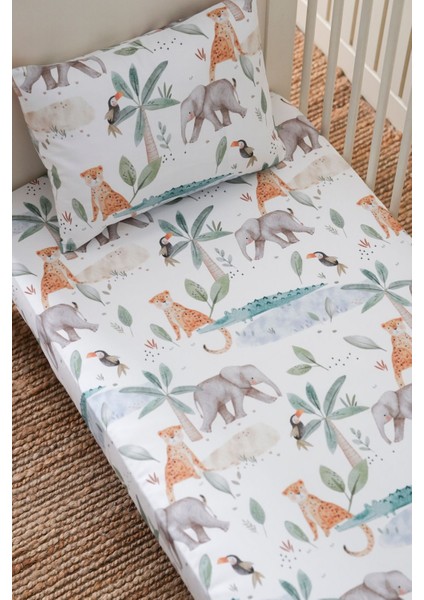 Collection Organik Bebek Lastikli Çarşaf (90X200+20) Tropikal fiyatları