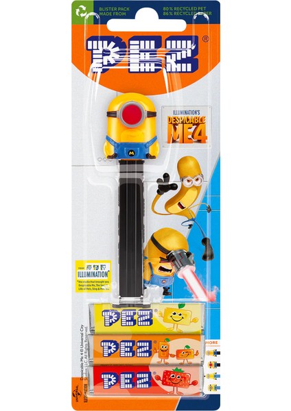 Pez Oyuncaklı Şeker Minions (Mega Mel)