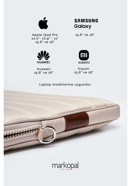 Macbook Kılıf Notebook Çanta Tablet Laptop Kılıfı 15"-16" Çizgili Su Geçirmez Omuz Askılı modelleri