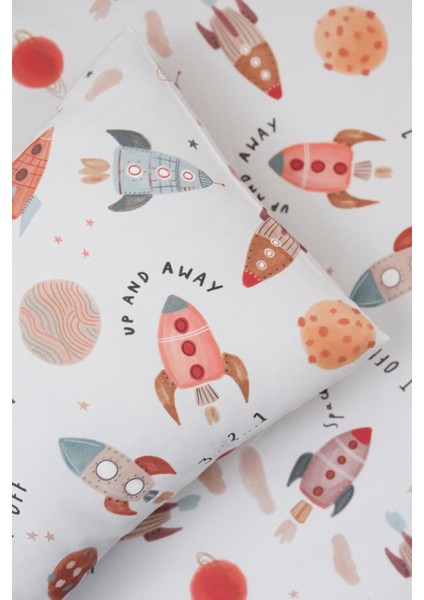 Collection Organik Bebek Lastikli Çarşaf (90X200+20) Uzay