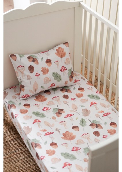 Collection Organik Bebek Lastikli Çarşaf (90X200+20) Mantar fiyatları
