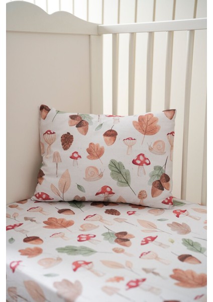 Collection Organik Bebek Lastikli Çarşaf (90X200+20) Mantar