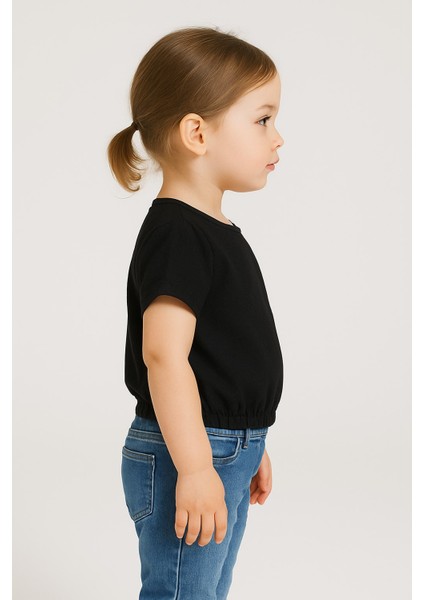 Kız Çocuk Kısa Kollu Siyah Gömlek Bluz – Şık, Rahat ve Günlük Kullanıma Uygun modelleri