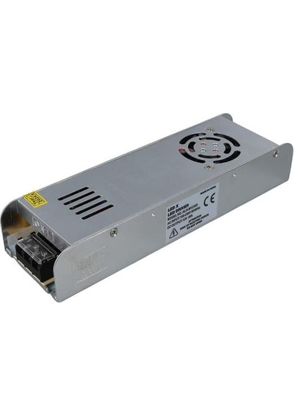 Robinanka Ledx ALN-M1230S 12 Volt 30 Amper 360 Watt Fanlı Slim Metal Kasa Adaptör 225X65X38MM fiyatları