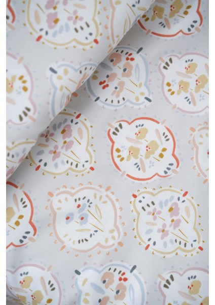 Collection Organik Bebek Lastikli Çarşaf (70X110+15) Flowering Duck