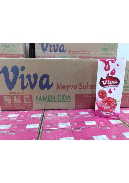 Çilek Aromalı İçecek 200 ml x27 Adet