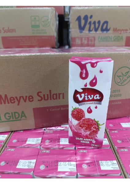 Çilek Aromalı İçecek 200 ml x27 Adet