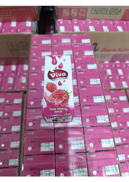 Çilek Aromalı İçecek 200 ml x27 Adet