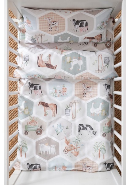 Park Yatak Nevresim Takımı 80X120 - Çiftlik
