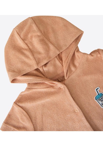 Organik Premium Kız Havlu Plaj Elbisesi Tarçın fiyatları