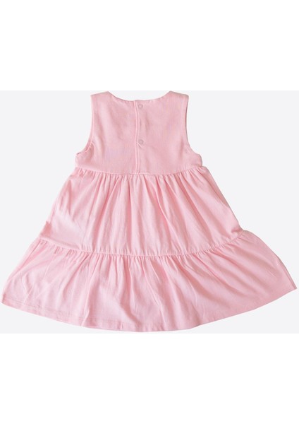 Organik Limo Çocuk Elbise Koyu Pembe modelleri