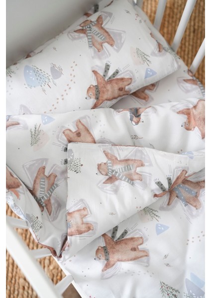 Anne Yanı Nevresim Takımı 60X100 - Snowy Bear fırsatları