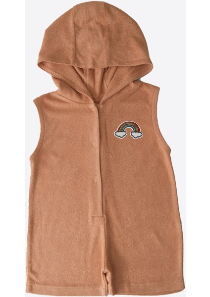 Organik Erkek Havlu Şort Tulum Tarçın