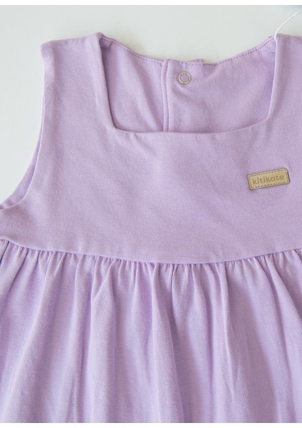 Organik Limo Çocuk Elbise Lila fiyatları