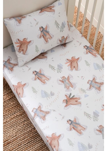Collection Organik Bebek Lastikli Çarşaf (55X95+15) Snowy Bear fiyatları