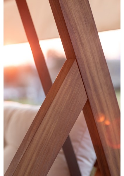 Grand Paris 1700 Iroko 2 Kişilik Salıncak, Bahçe ve Balkon, Teras Ahşap Salıncak fırsatları